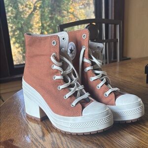 Converse De Luxe Heeled Canvas Boots - Women’s 8.5